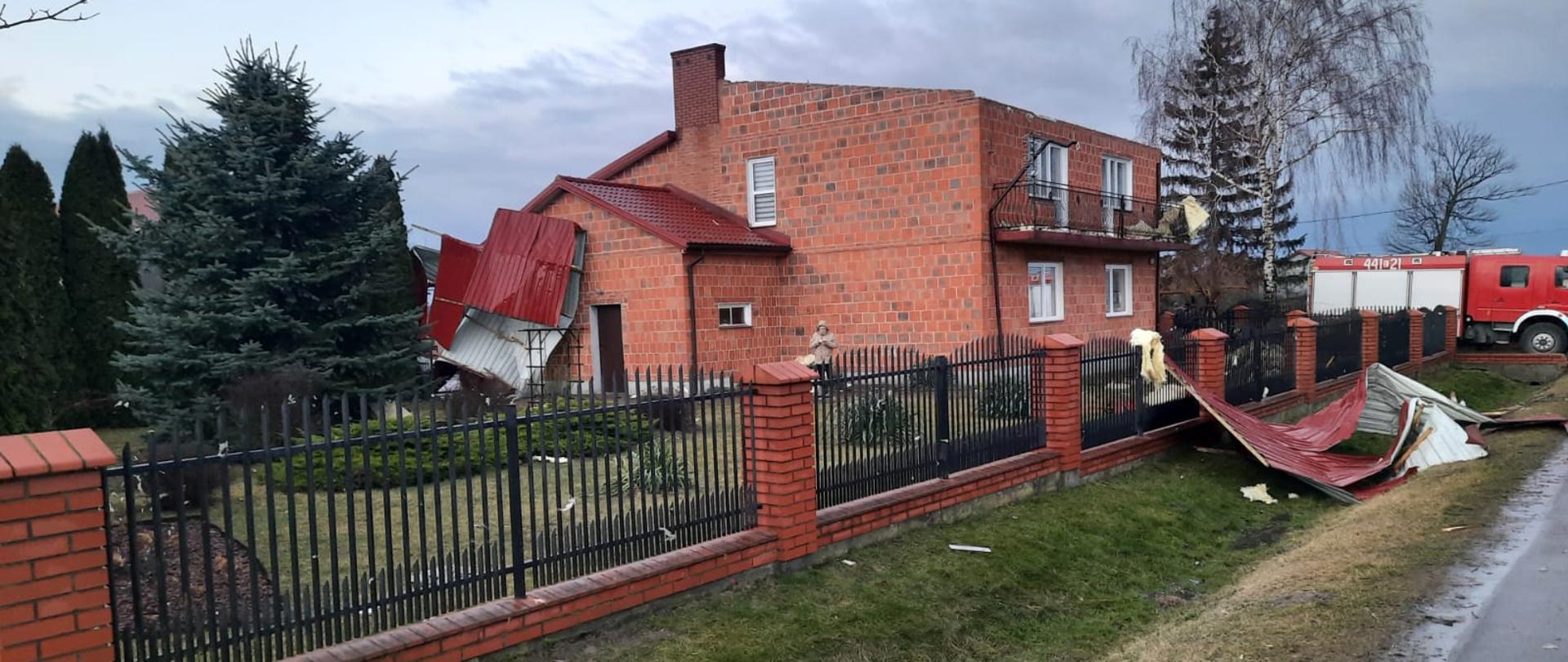 Skutki nawałnicy z nocy 16/17 lutego br.