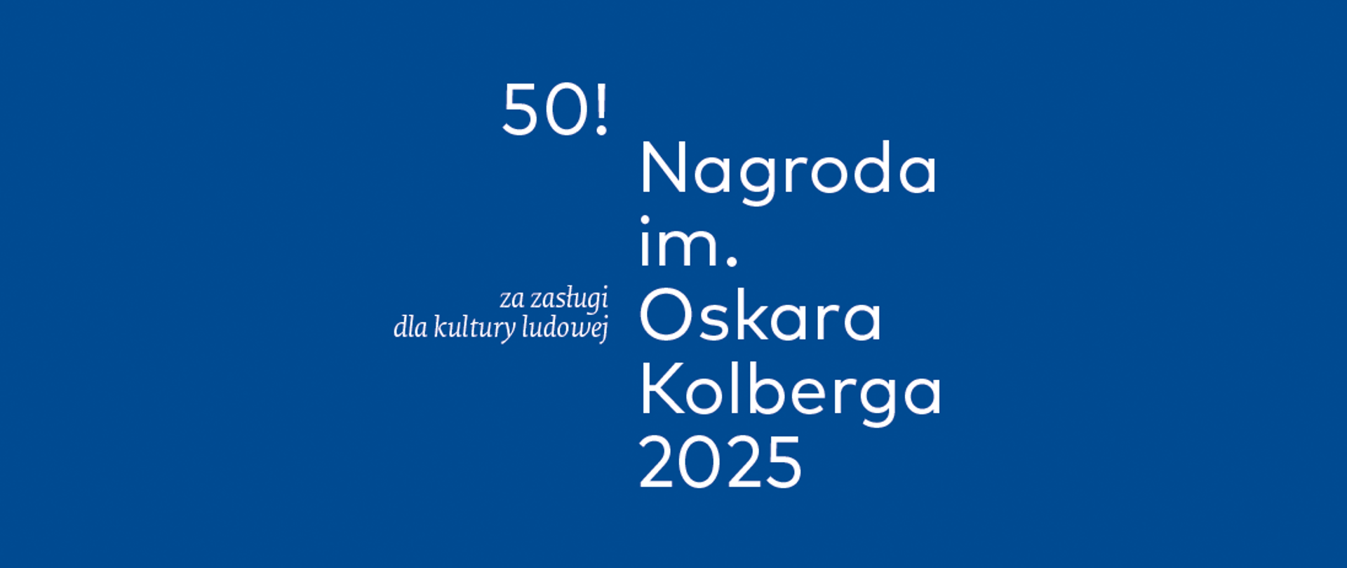 50. Nagroda im. Oskara Kolberga