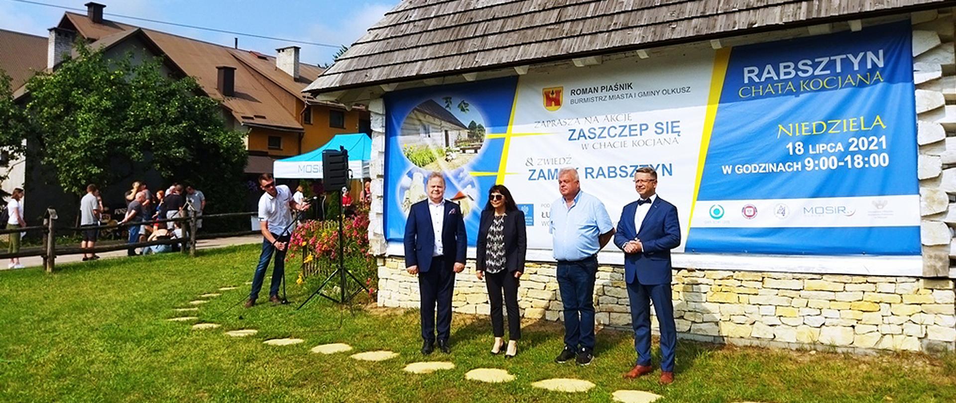 Szczepienia pod Zamkiem Rabsztyn