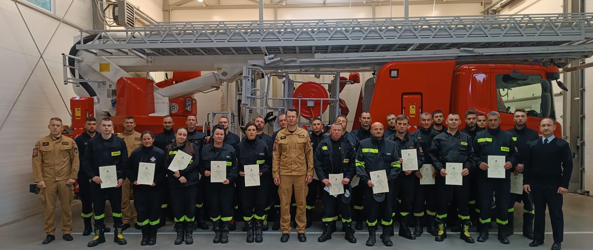 Zakończenie szkolenie kursu dowódców OSP