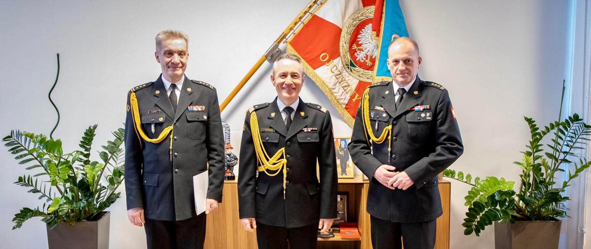 Powołanie na stanowisko zastępcy Komendanta Wojewódzkiego PSP w Szczecinie st. bryg. Kazimierza Lesisza.