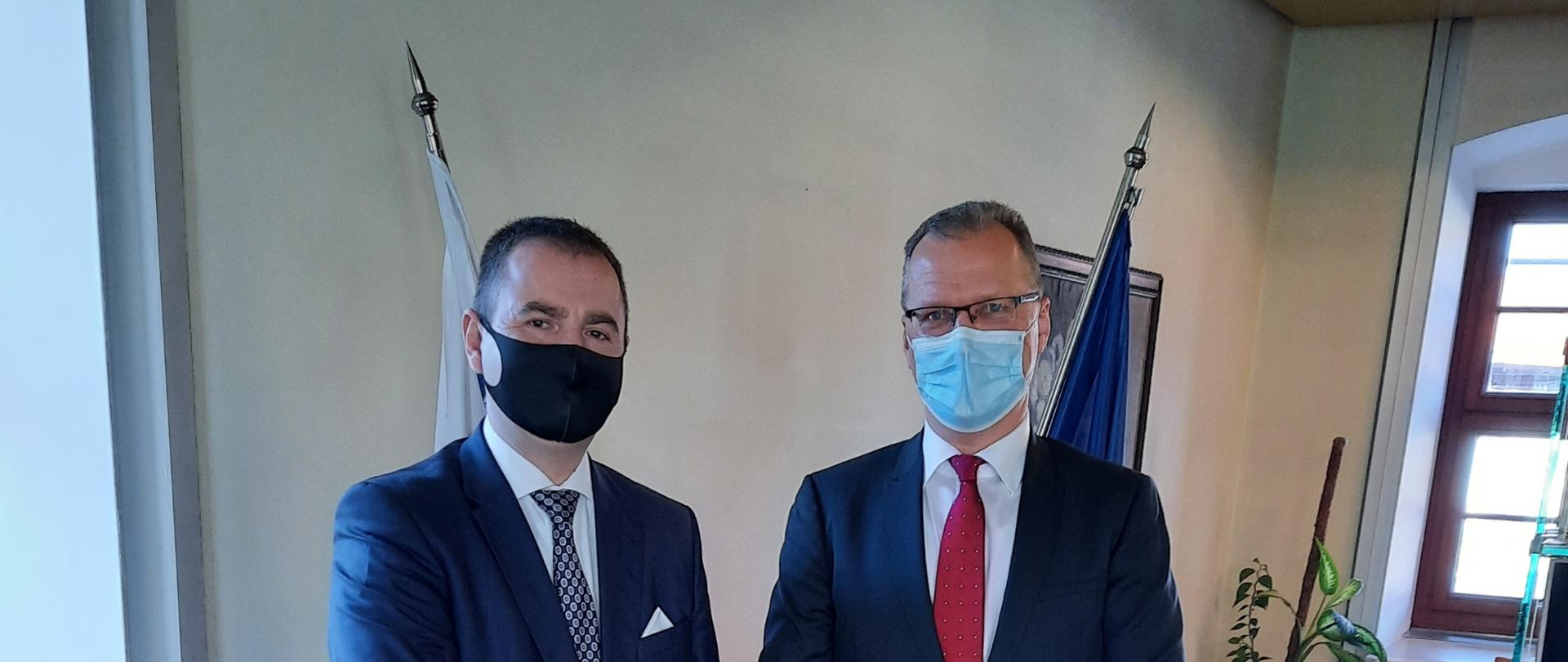 Spotkanie ambasadora z z przewodniczącym Komisji Spraw Zagranicznych RN RS Mariánem Kérym