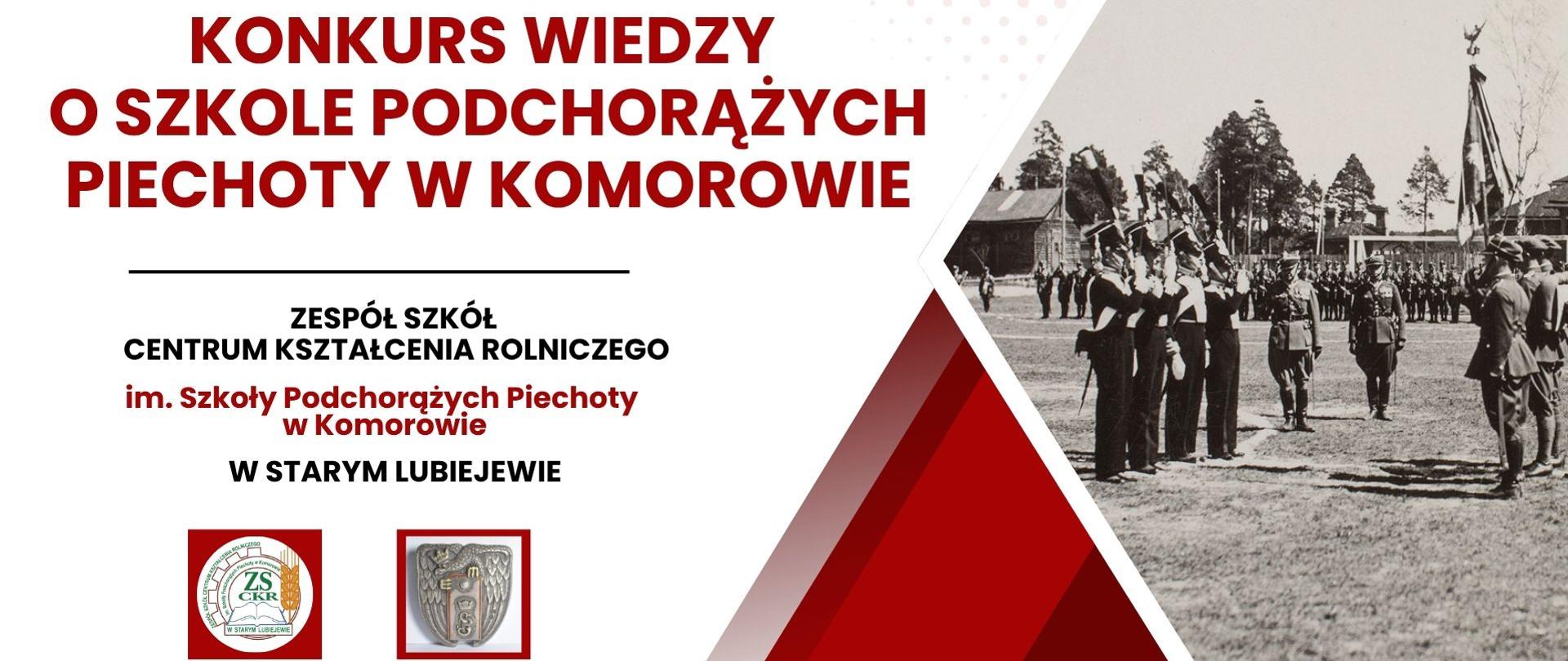 Finał Konkursu Wiedzy o Szkole Podchorążych Piechoty w Komorowie