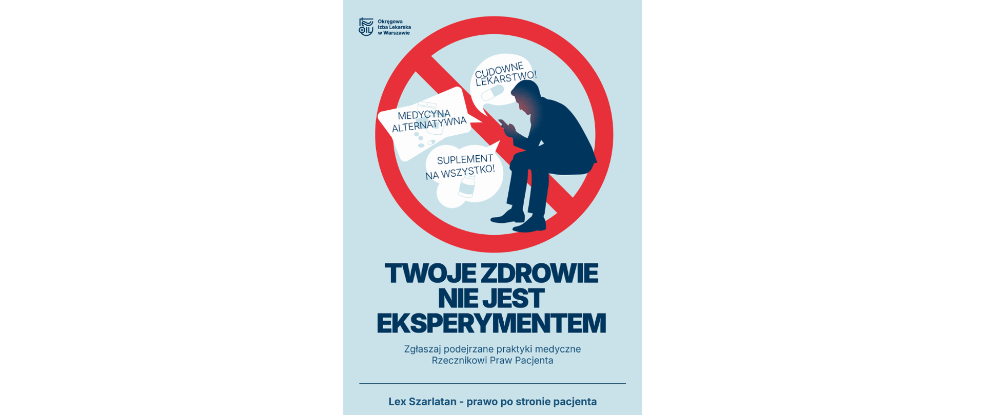 Twoje zdrowie nie jest eksperymentem