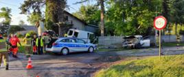 Wypadek samochodowy w miejscowości Prokocice