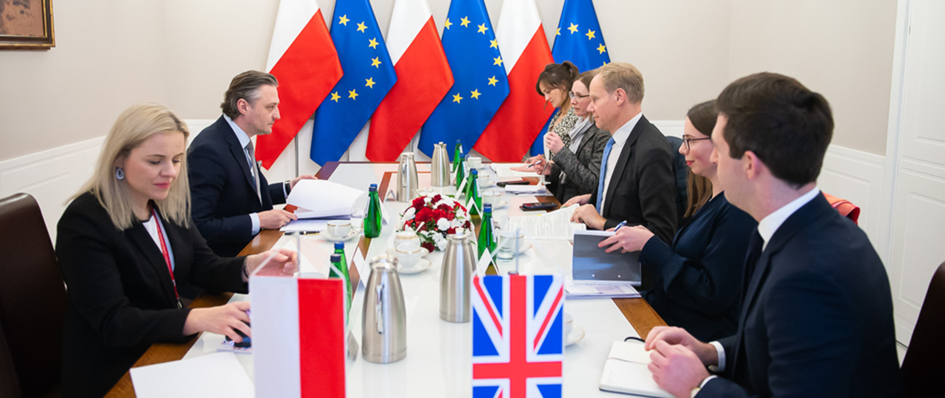 Spotkanie wiceministra Bartosza Grodeckiego z wiceministrem spraw wewnętrznych Wielkiej Brytanii Matthew Rycroftem 