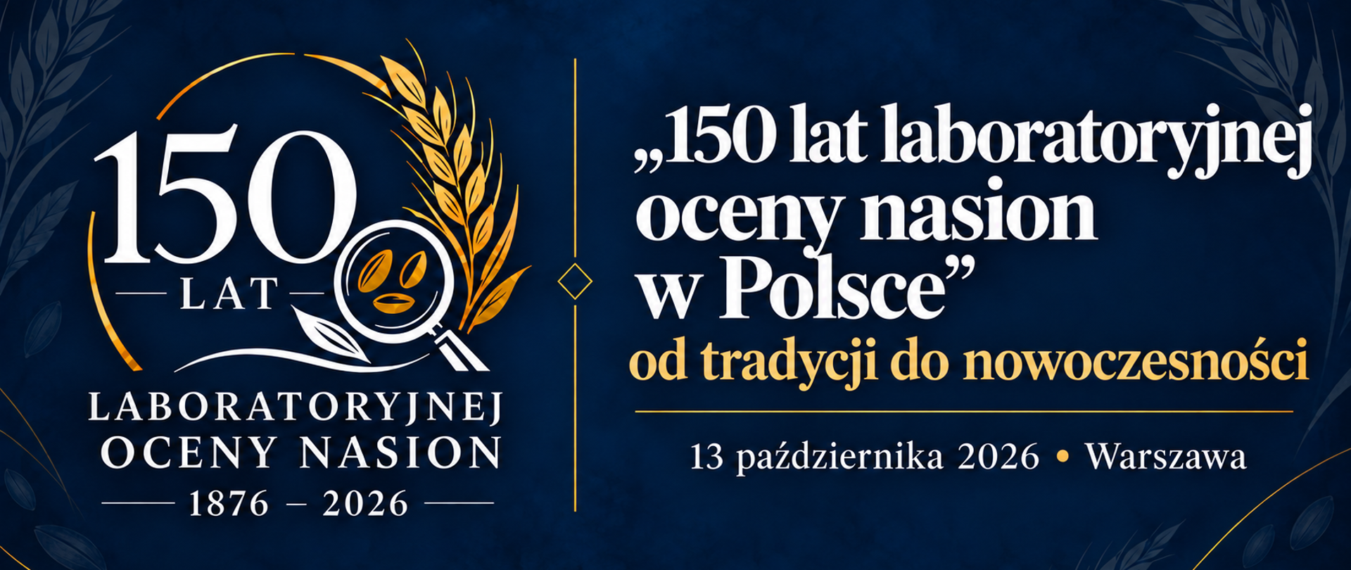 Grafika informująca o konferencji jubileuszowej
