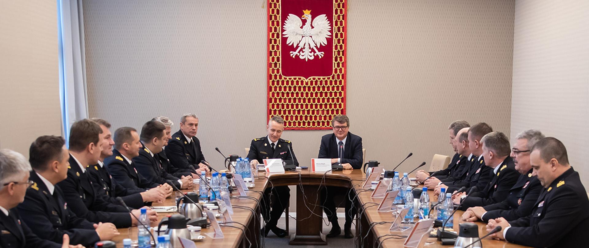 Spotkanie Ministra Macieja Wąsika z Komendantami Wojewódzkimi i Szkół Państwowej Straży Pożarnej
