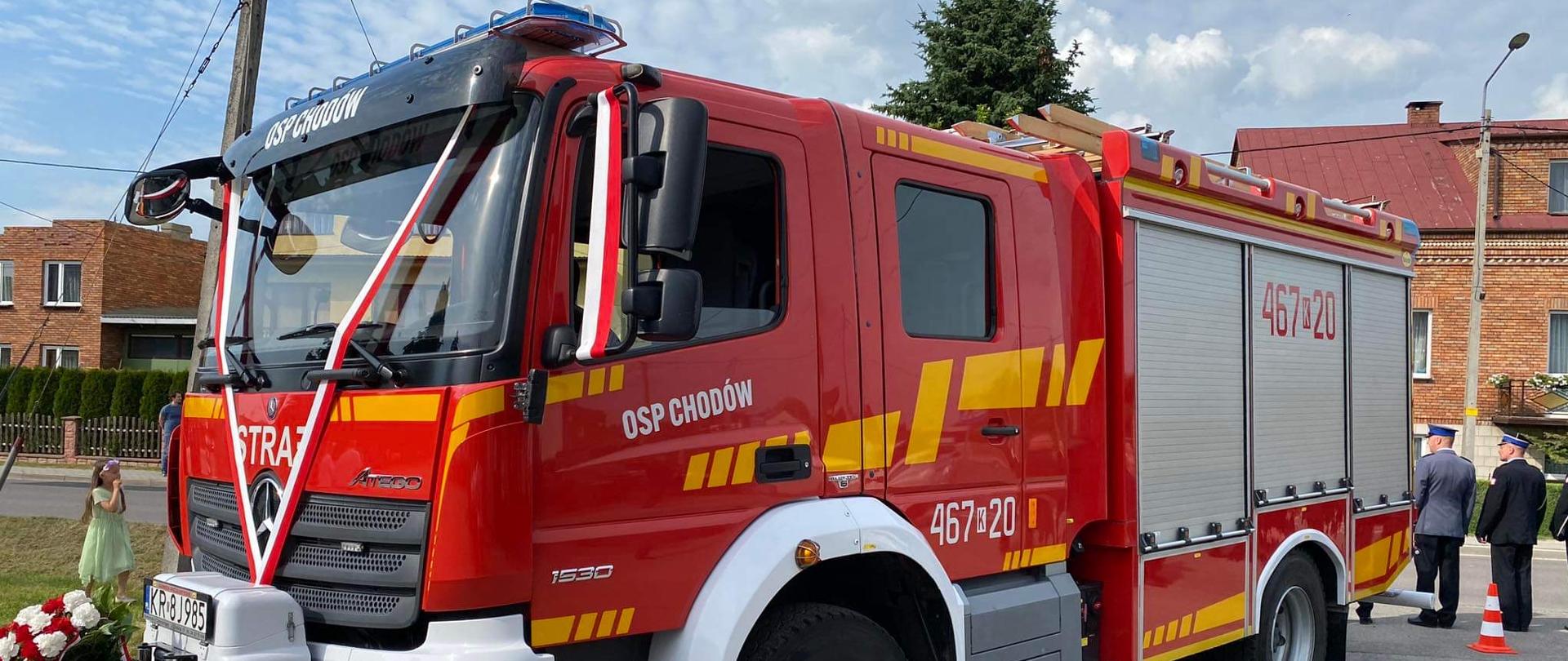 Przekazanie Samochodu pożarniczego dla OSP Chodów