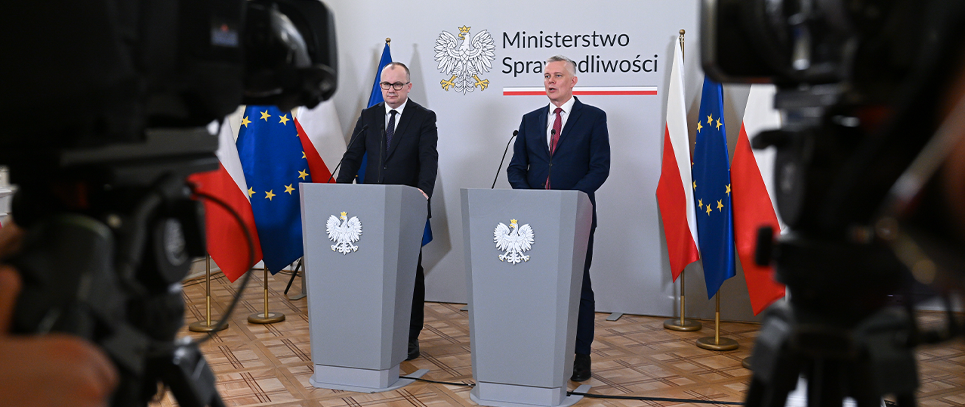 Konferencja prasowa dotycząca orzeczenia ETPC ws. kontroli operacyjnej w Polsce 