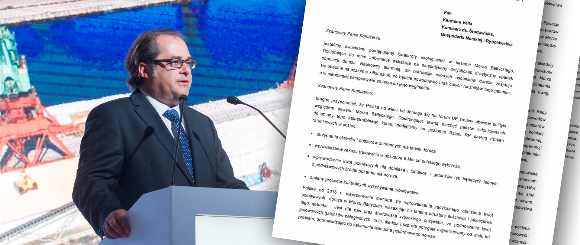 List ministra Gróbarczyka do komisarza Velli