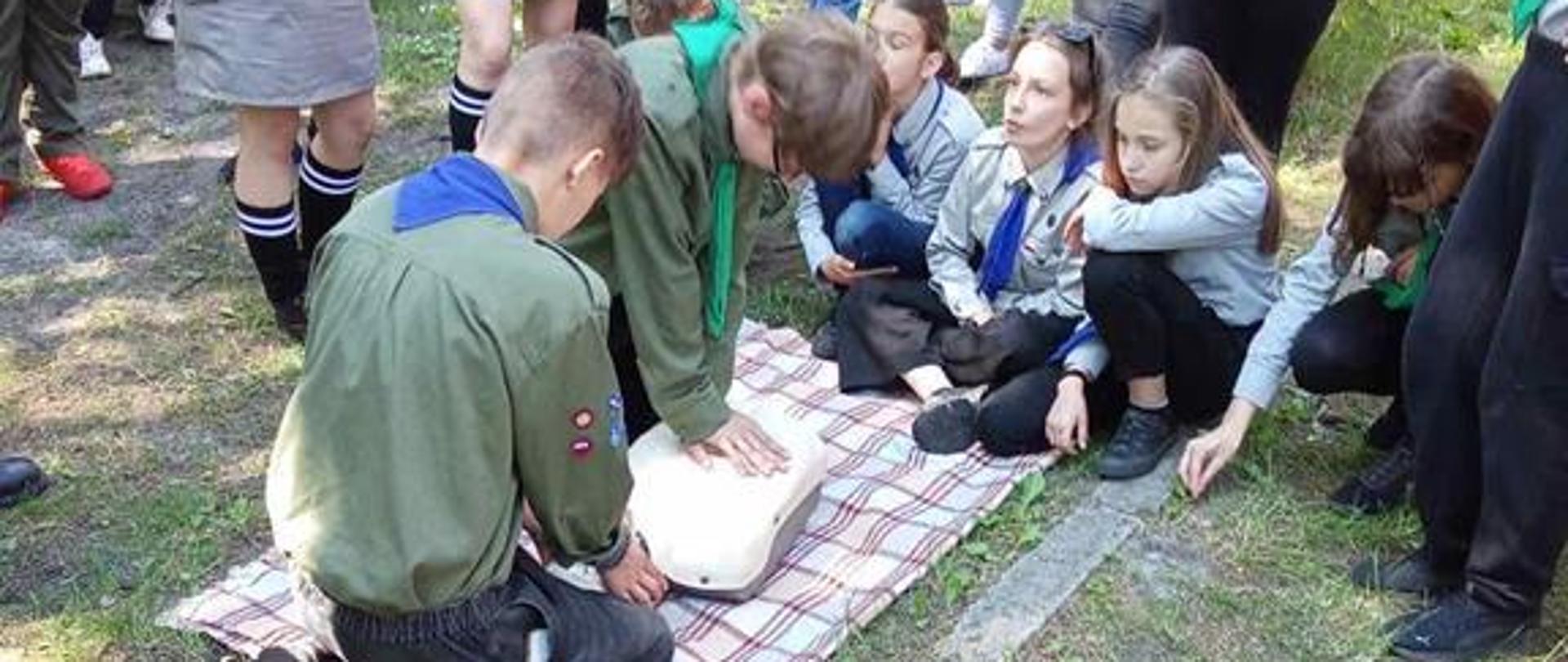 Pokazy dla harcerzy w Ośrodku wypoczynkowym „WILGA”