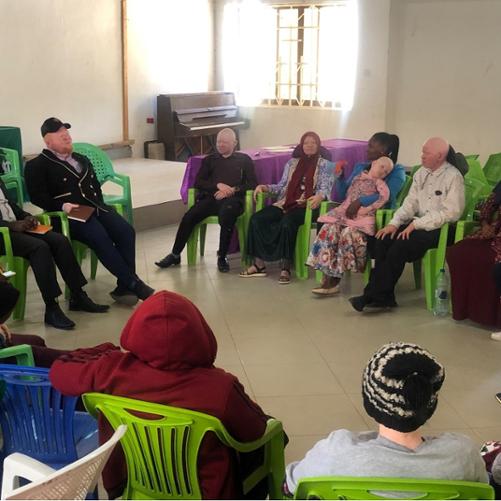 Wsparcie dla przedsiębiorczości osób dotkniętych albinizmem.