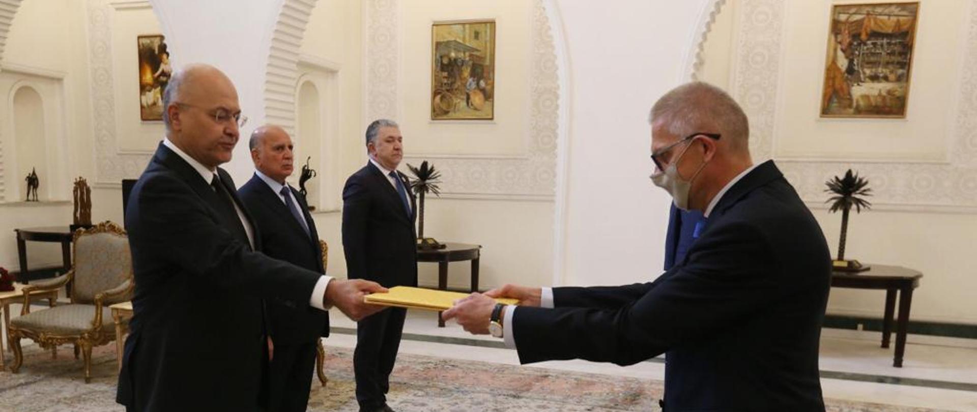 Ceremonia złożenia listów uwierzytelniających - Irak2