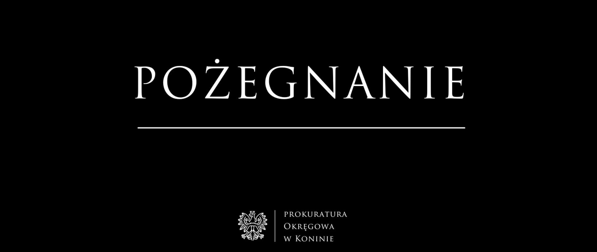 Pożegnanie