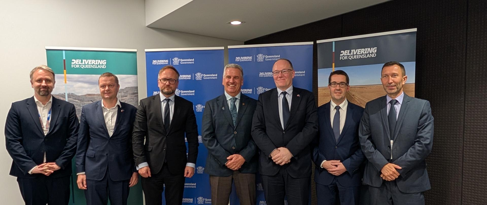 Podsekretarz Stanu, Główny Geolog Kraju, prof. Krzysztof Galos podczas misji gospodarczej Unii Europejskiej do Australii. 