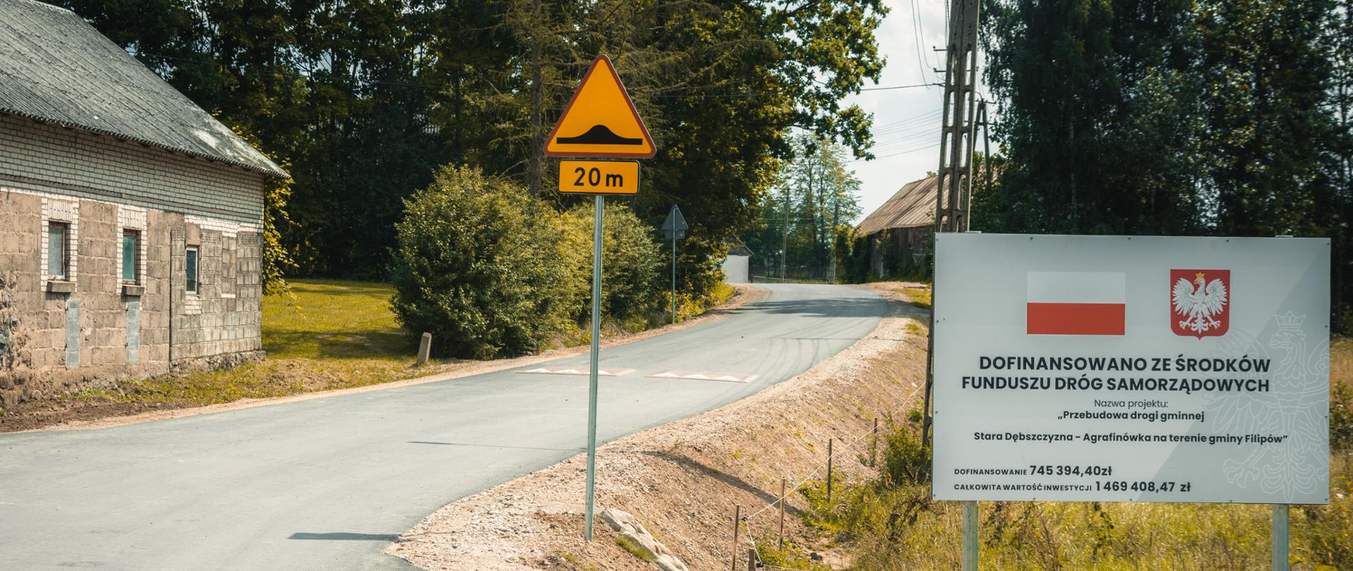 Nowe drogi w Gminie Filipów