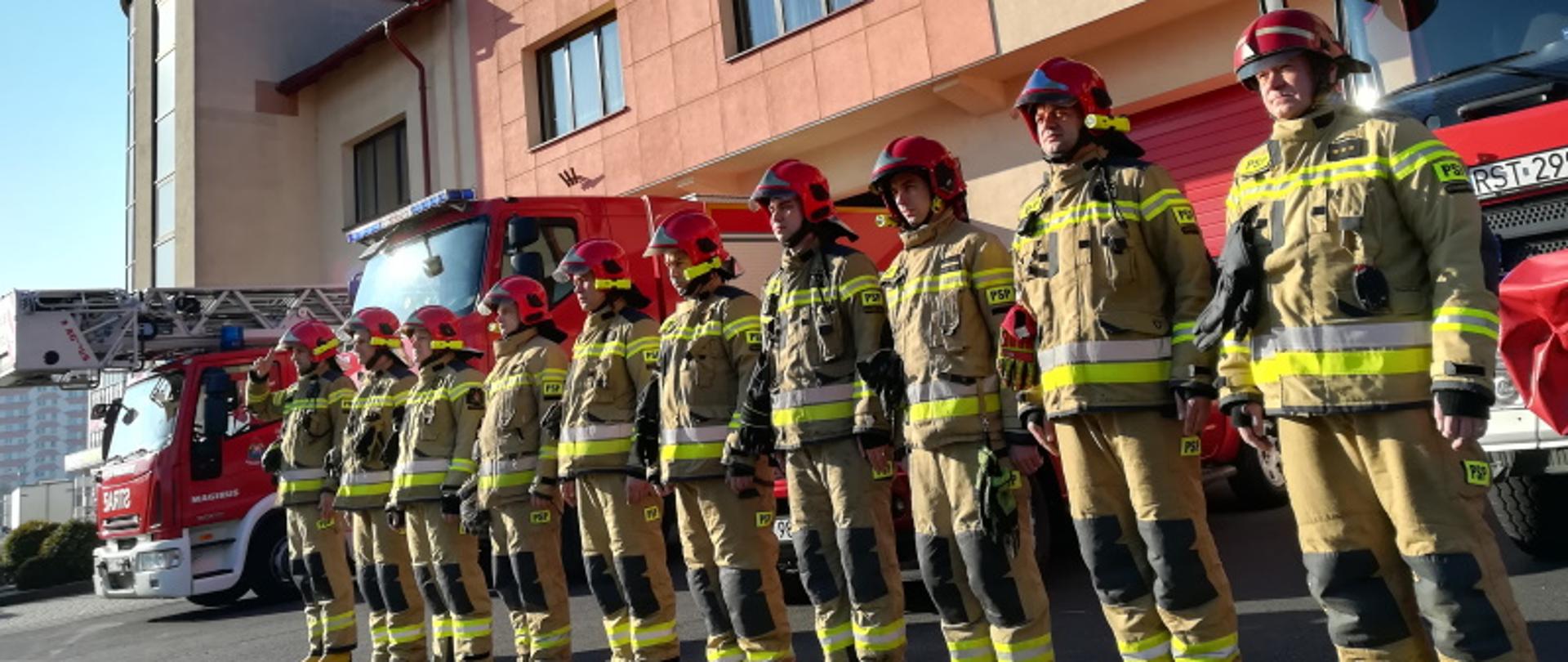 Minuta ciszy dla ukraińskich strażaków, którzy polegli podczas akcji ratowniczo-gaśniczych w czasie wojny