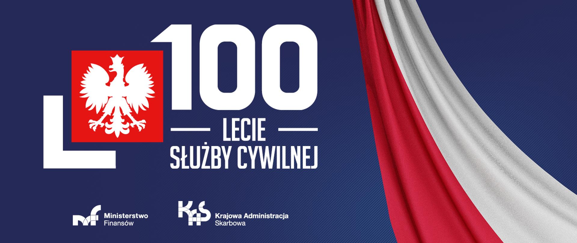 Logo 100-lecia służby cywilnej - obchody w KAS