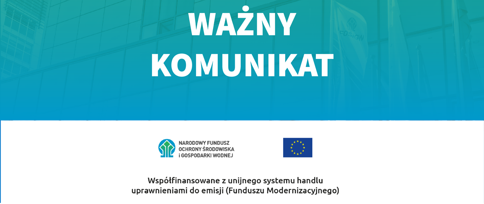 Grafika ilustracyjna. Ważny komunikat