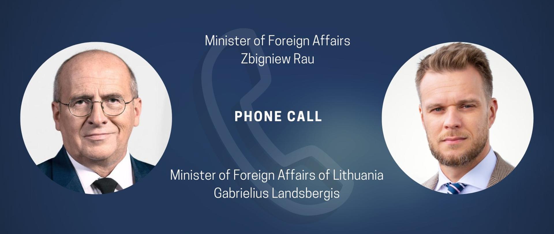 Minister Zbigniew Rau holds talks with Lithuania’s Foreign Minister Gabrielius Landsbergis