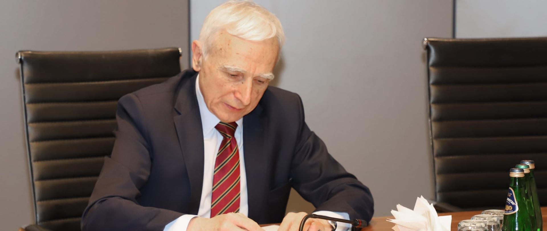 Pełnomocnik Rządu do spraw Strategicznej Infrastruktury Energetycznej Piotr Naimski 