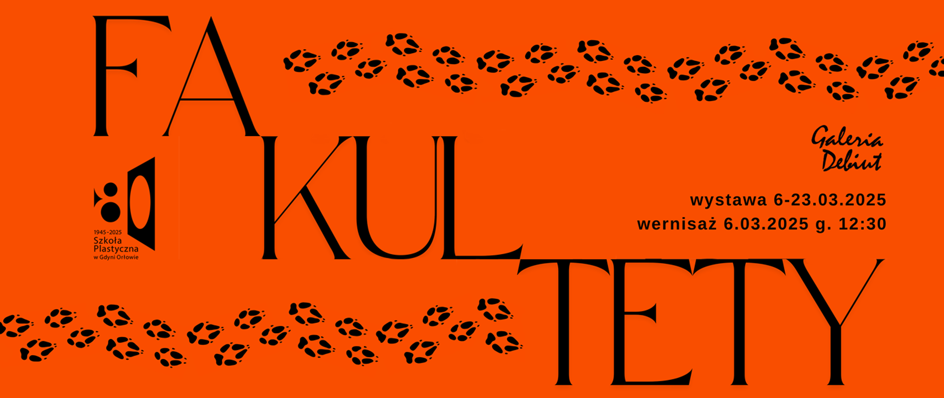 Baner do wystawy Fakultety