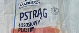 Marinero pstrąg łososiowy plastry wierzch opakowania