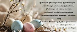 Na tle pisanek życzenia