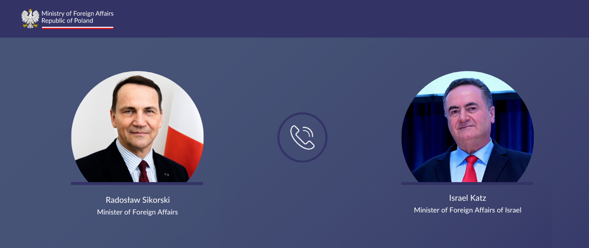 rozmowa telefoniczna ministra Radosława Sikorskiego z min. Izraela