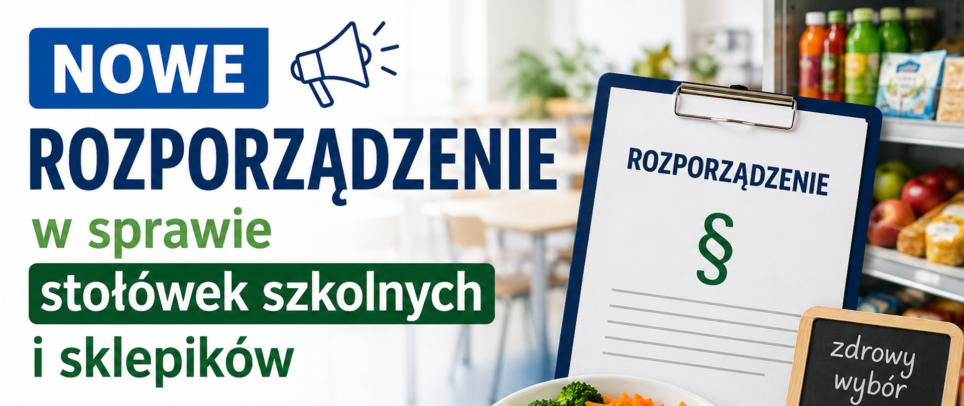 rozporządzenie w sprawie stołówek szkolnych i sklepików