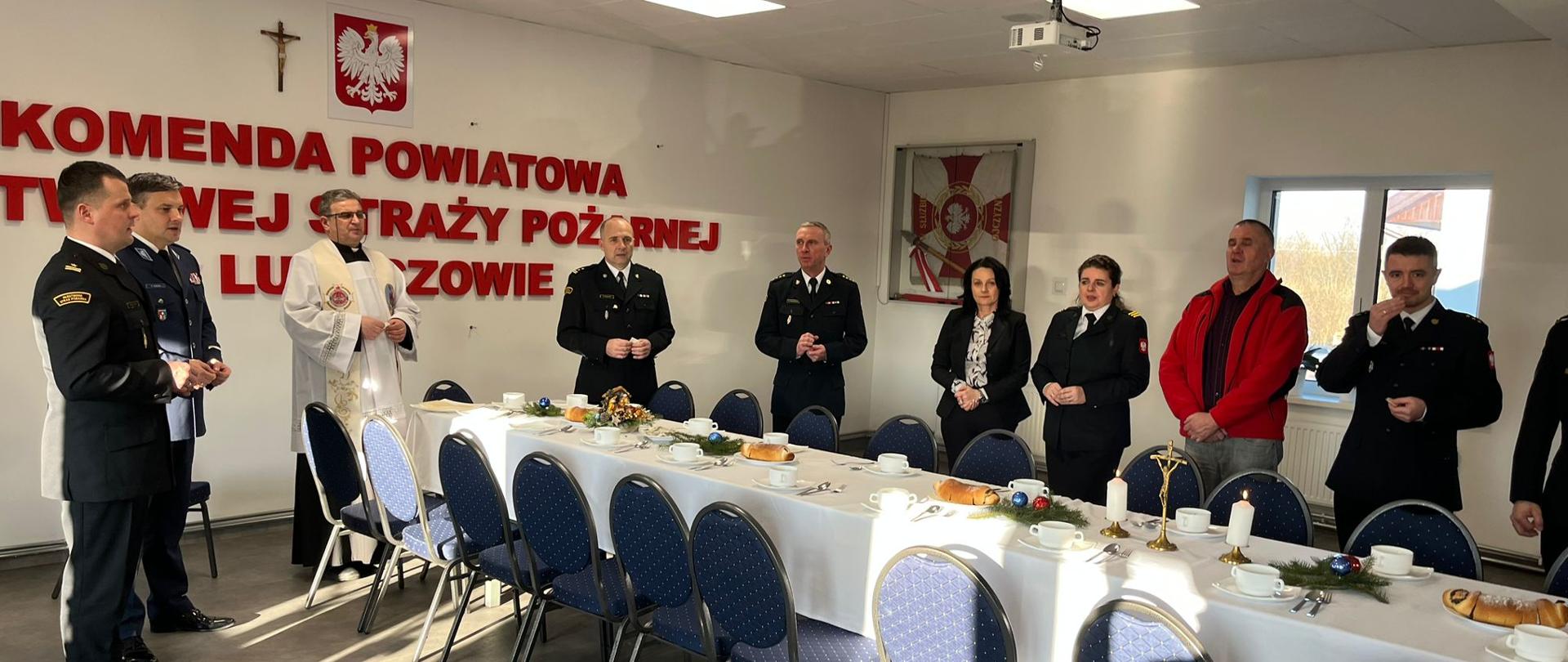 Spotkanie opłatkowe w KP PSP Lubaczów