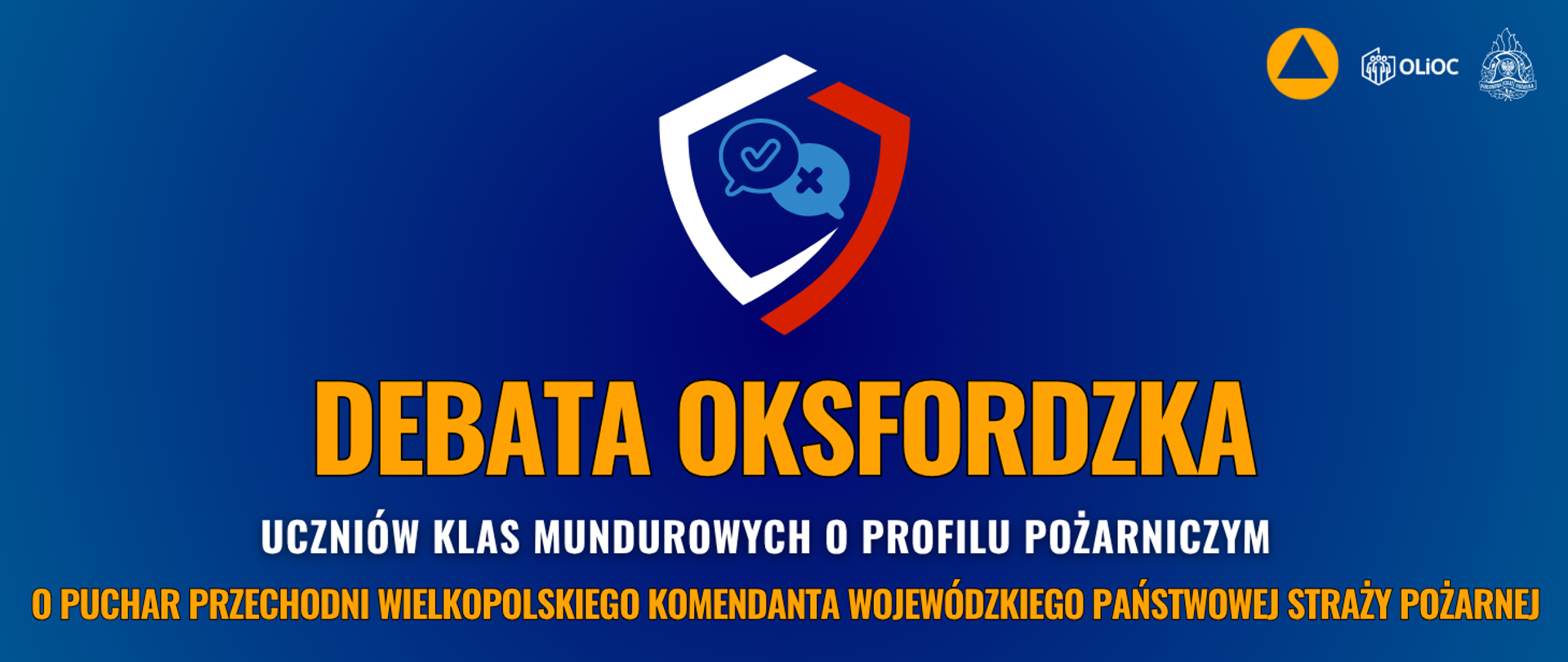 Debata Oksfordzka Klas Mundurowych o profilu pożarniczym