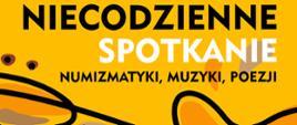 Na żółtym tle w centralnej części plakatu namalowany czarnym mazakiem nieprecyzyjny kształt gitary ozdobiony odcieniami brązu. na tym kształcie widoczna moneta przedstawiająca Generała inżyniera Ignacego Prądzyńskiego .
od góry tekst: Państwowa Szkoła Muzyczna I stopnia im. Emil Młynarskiego w Augustowie zaprasza na: [Duża czcionka] Niecodzienne spotkanie numizmatyki, muzyki i poezji.
Poniżej zarysu gitary ciąg dalszy testu:
W programie:
Anuszkiewicz Krzysztof - Prezentacja medali poświęconych postaciom związanym z Augustowem
Bonarska Zuzanna - Gitara - Muzyka klasyczna
Drozdowska Józefa - Poezja.
Czwartek, 03.08.2023 , godz. 19:00
Sala koncertowa PSM Augustów, ul. Wybickiego 1.
Wstęp wolny