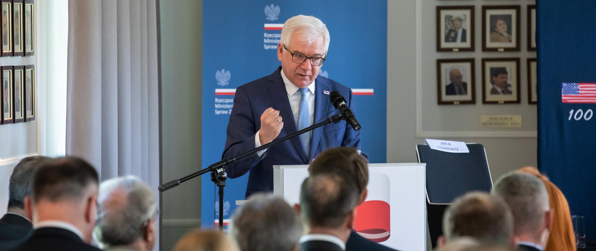 Konferencja z okazji 100-lecia stosunków dyplomatycznych Polski i USA