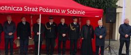 przekazanie samochodu ratowniczo gaśniczego dla OSP Sobin