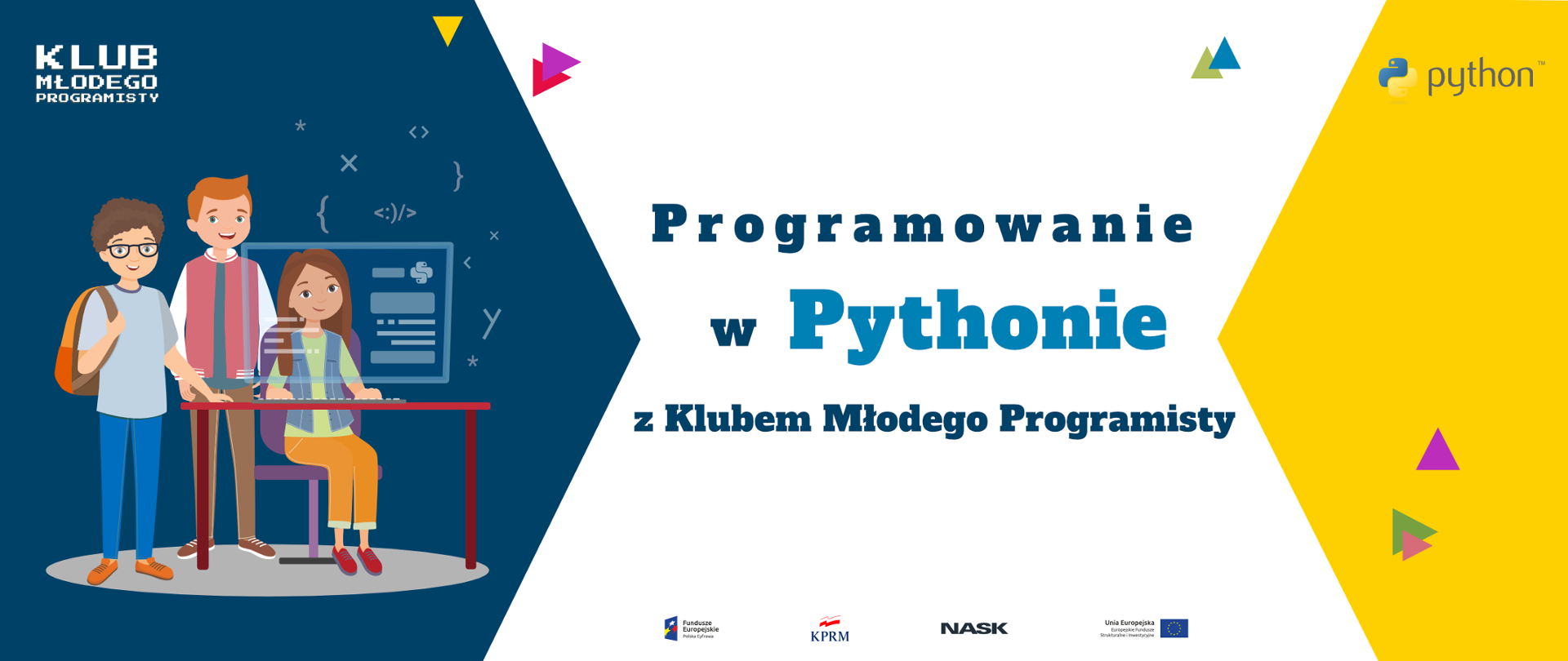Programowanie w Pythonie z Klubem Młodego Programisty 