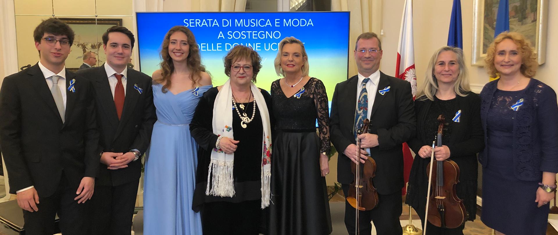 Koncert i pokaz w Ambasadzie RP w Rzymie z okazji dnia kobiet 