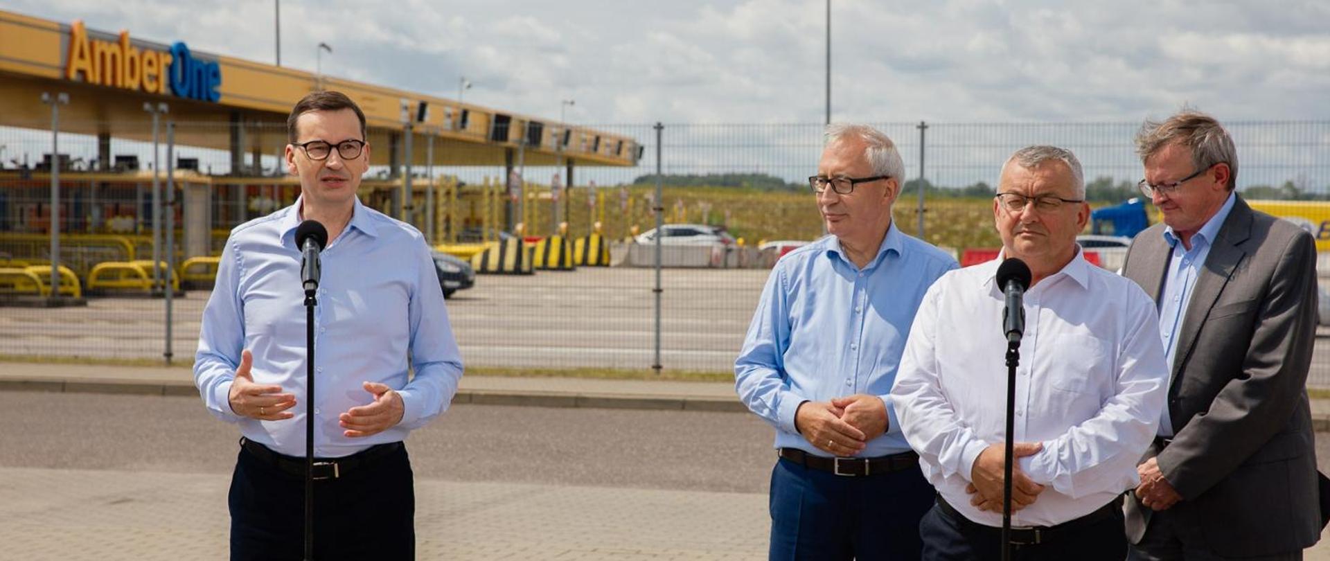 Prime Minister Mateusz Morawiecki in Rusocin