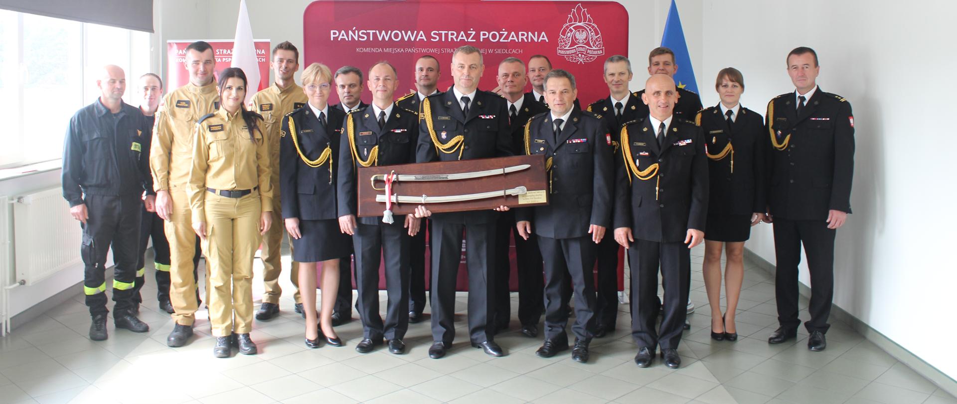 Uroczyste zakończenie służby mł. bryg. Jacka Mitury