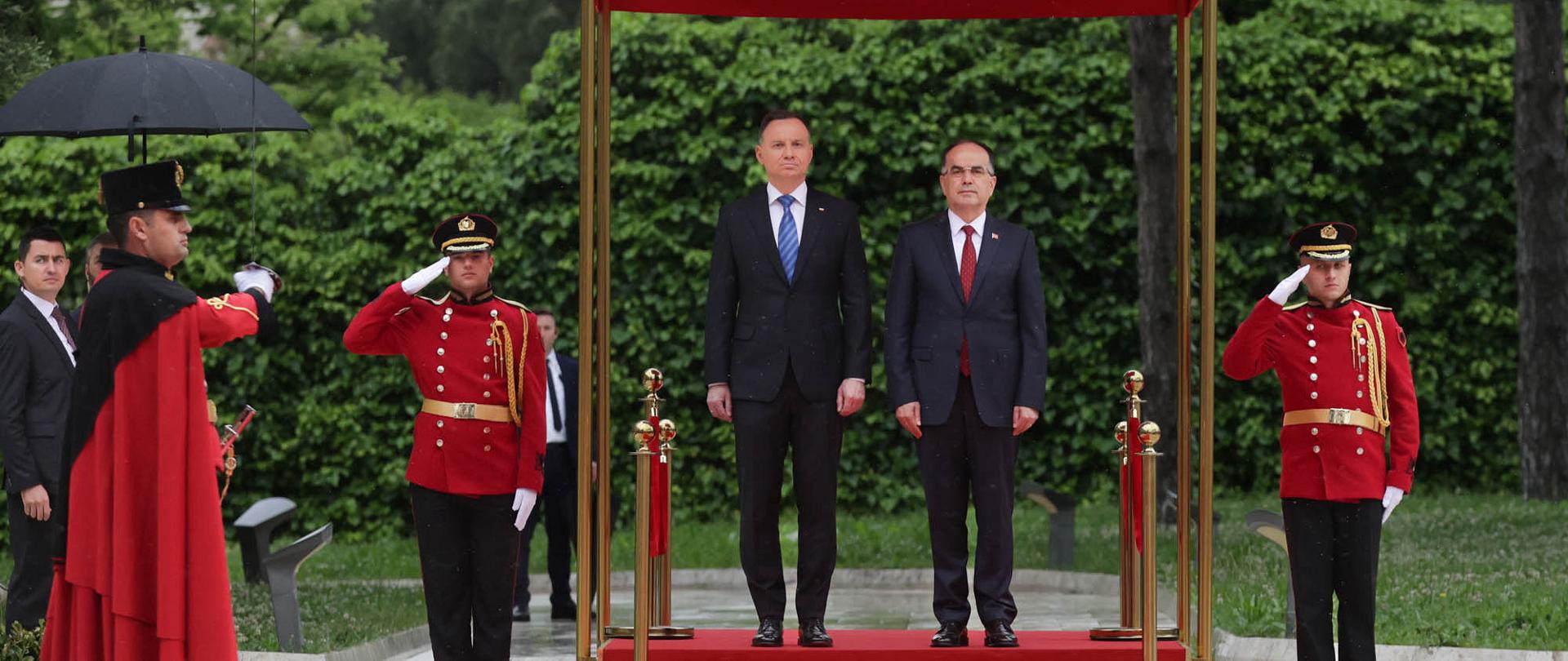 Ceremonia oficjalnego powitania Prezydenta RP i Małżonki