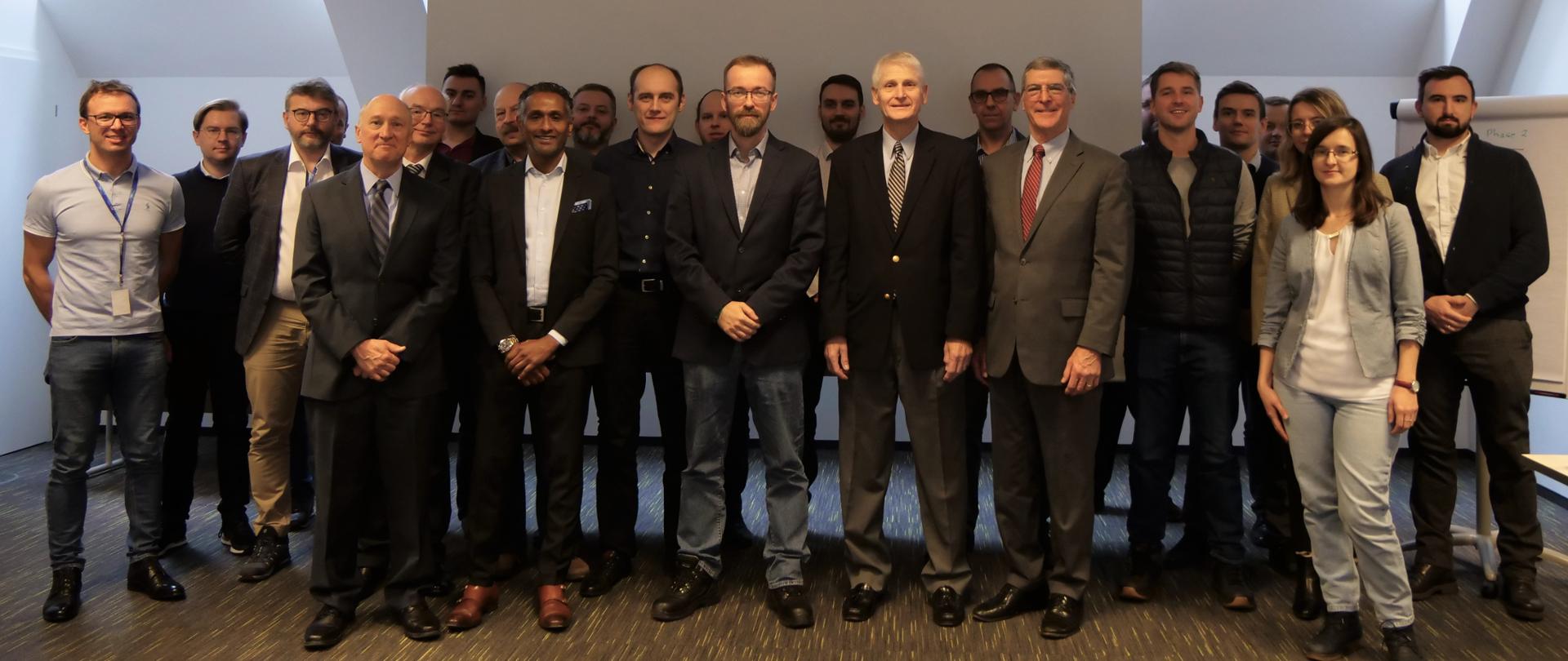 Workshop participants - experts from the United States Nuclear Regulatory Commission (US NRC) and the National Atomic Energy Agency stand in a group