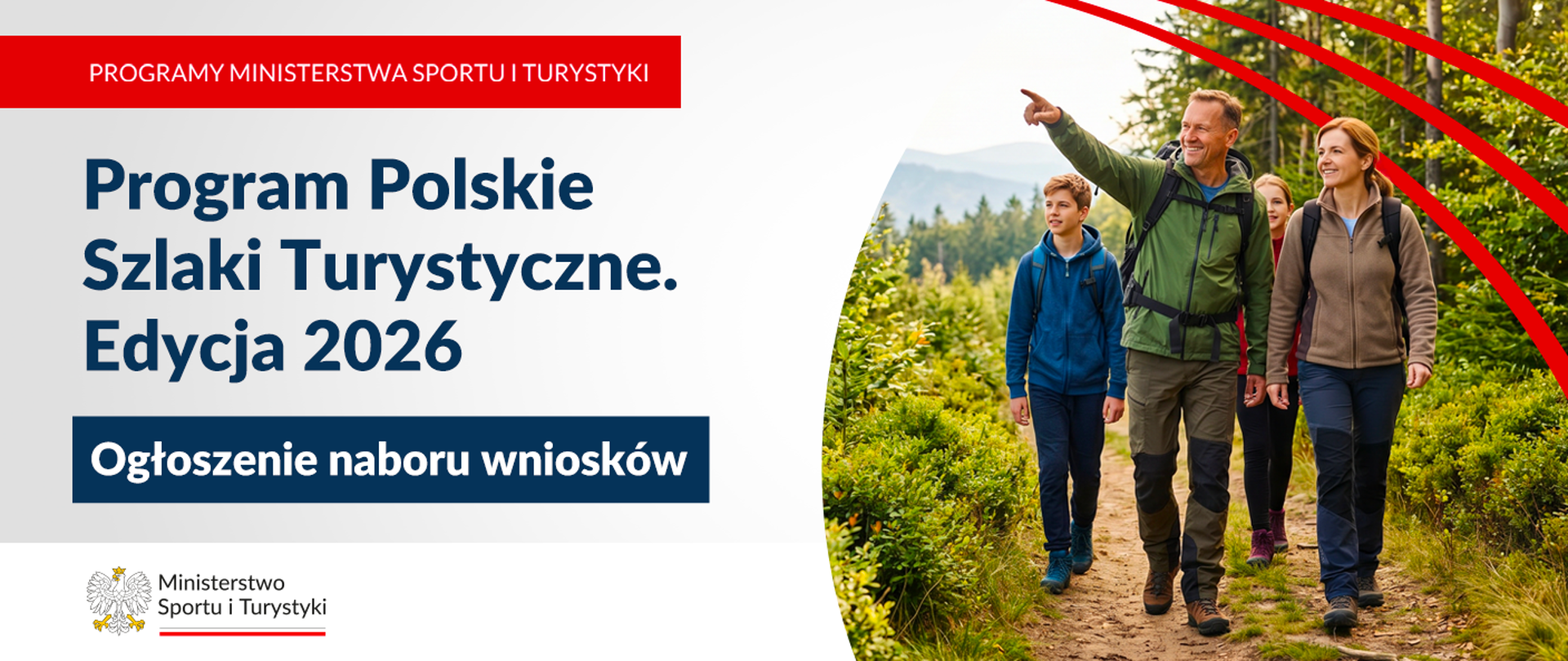 Grafika Polskich szlaków turystycznych 2026