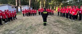 Zakończenie obozu Młodzieżowych Drużyn Pożarniczych z Jastrzębia-Zdroju