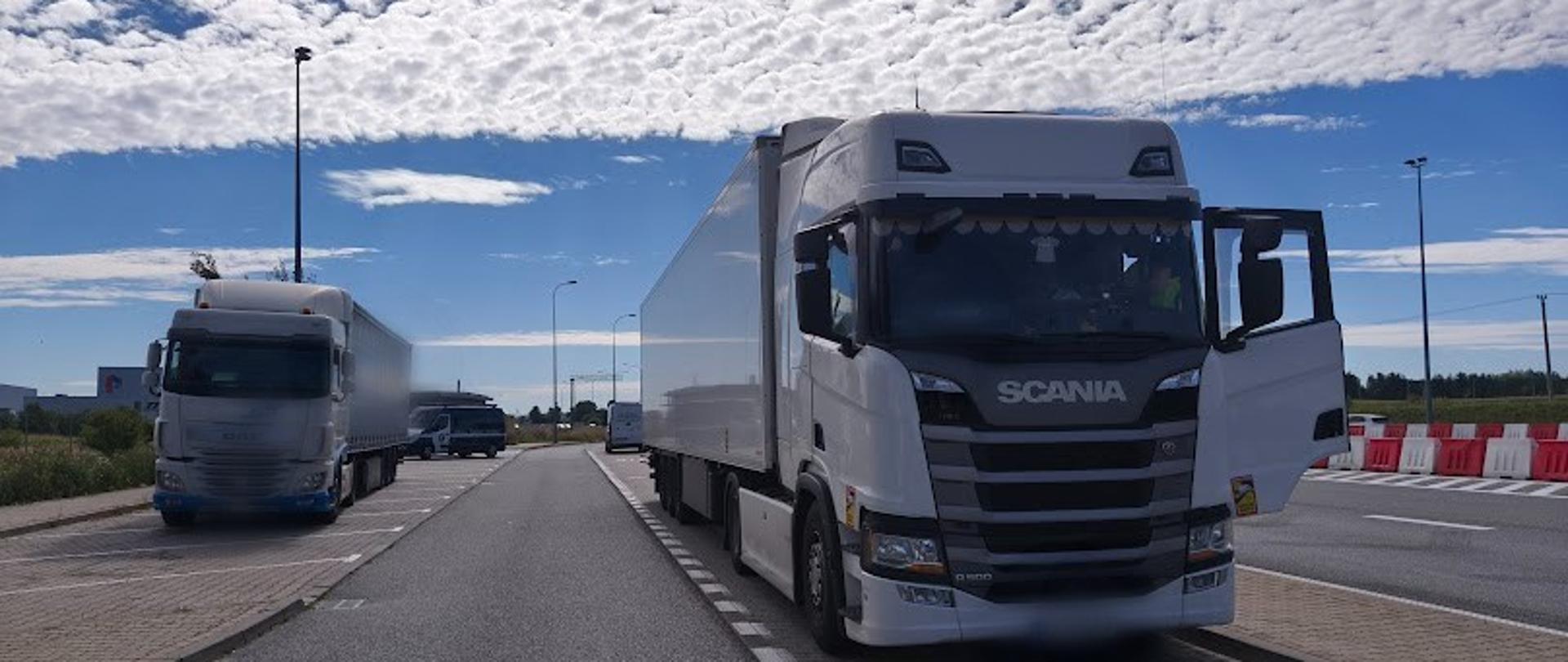 Kontrole międzynarodowych przewozów na A2 - przekroczenie dopuszczalnej pojemności zbiorników paliwa