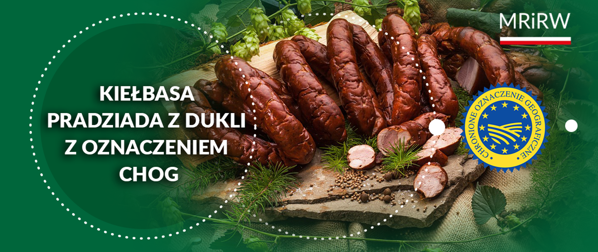Kiełbasa pradziada z Dukli z unijną ochroną. Komisja Europejska zarejestrowała kolejny polski produkt regionalny