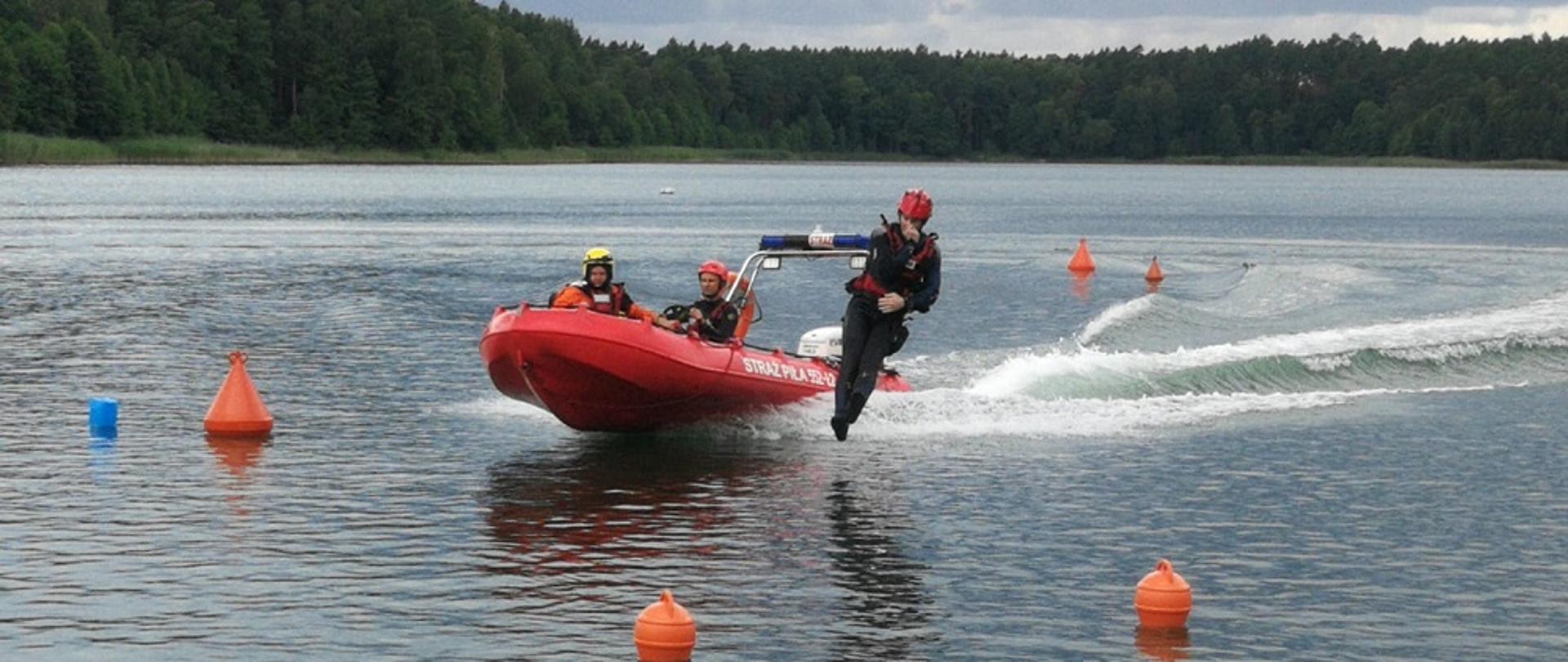 Szkolenie z ratownictwa na obszarach wodnych realizowanego przez KSRG w zakresie podstawowym