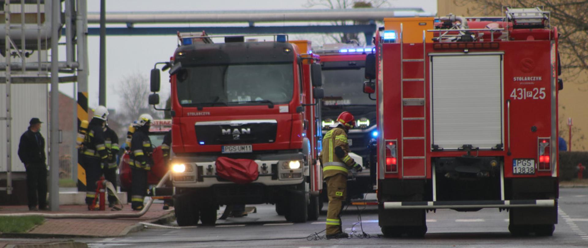 Pożar w Spółdzielni Mleczarskiej
