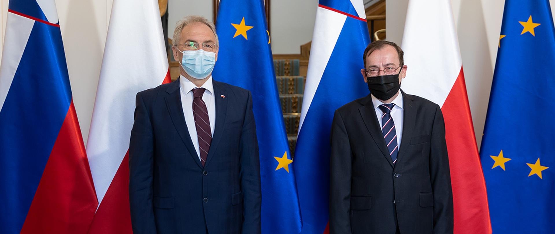 In the photo Minister Mariusz Kamiński and Minister of the Interior of Slovenia, Aleš Hojs.