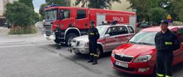 Uroczystość przekazania samochodów dla OSP 